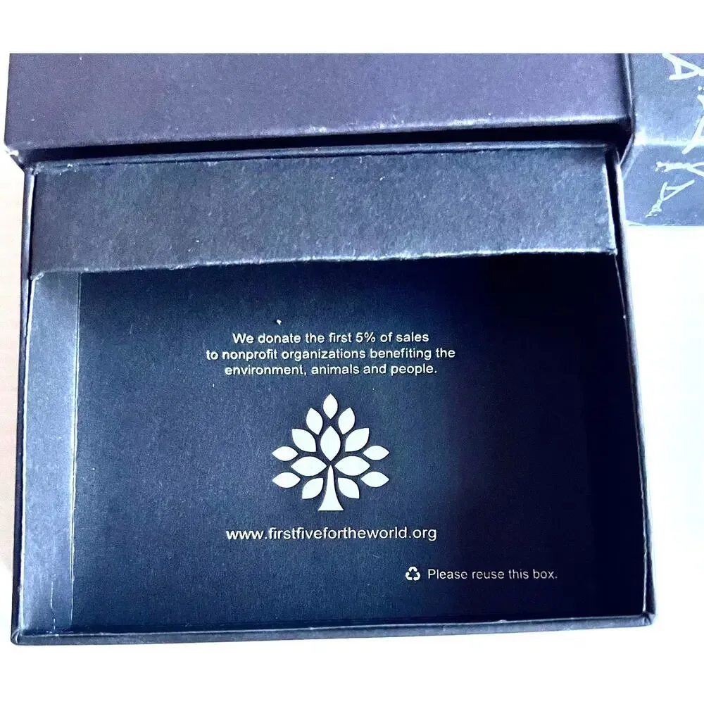 Doshi Premium Vegan Slim Bifold Wallet NWT